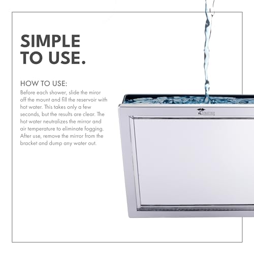 Bath Time Beauty LED Fogless Mirror
