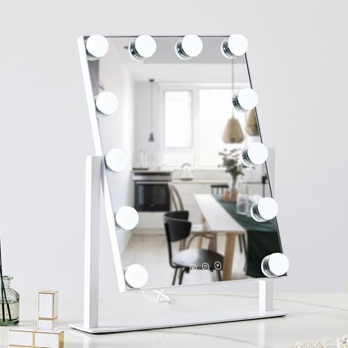 Vanity Mirror with 5X Magnification