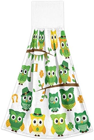 Owls Kitchen Hand Towels Set of 2
