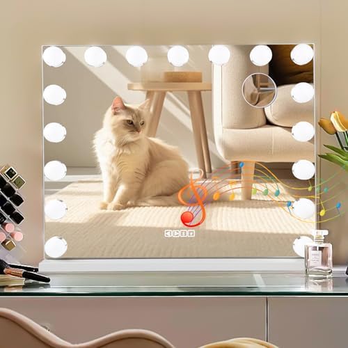 Vanity Mirror with Music LED Lights