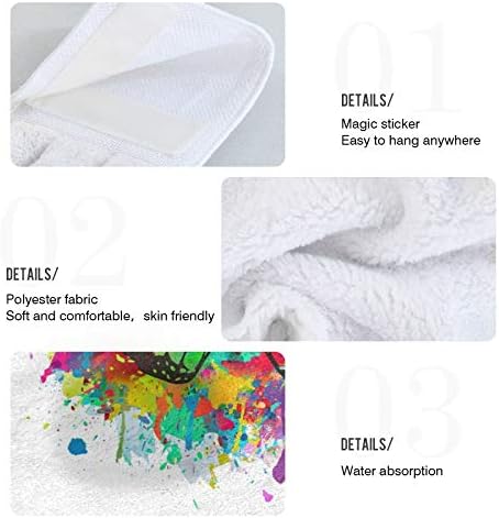 SLHKPNS Rainbow Butterfly Kitchen Hand Towels