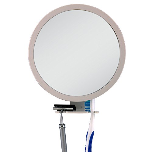 Adjustable Fog-Free Shower Mirror for Beards Mens Facial Hair