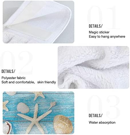 Blue Bath Towels 2 in 1 Multi-Use Hanging Towels