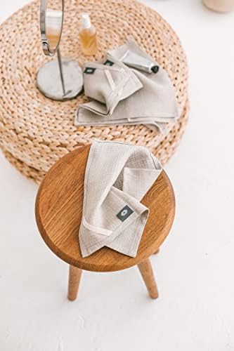 Flax Linen Face Washcloths