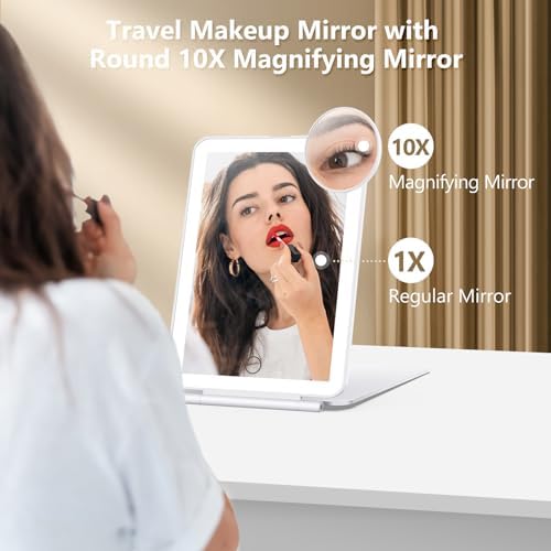 Rechargeable Makeup Mirror for Travelers