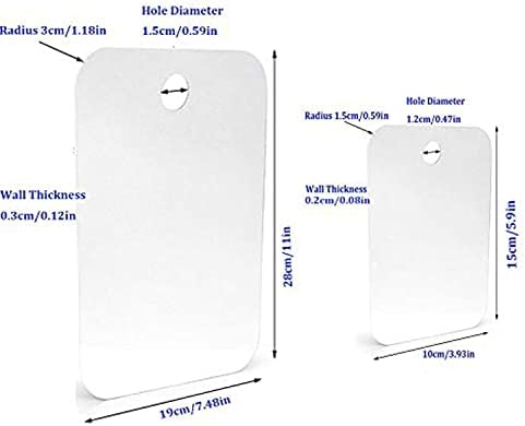 Frameless Shower Mirror - Ultra-durable fog-free and easy to clean
