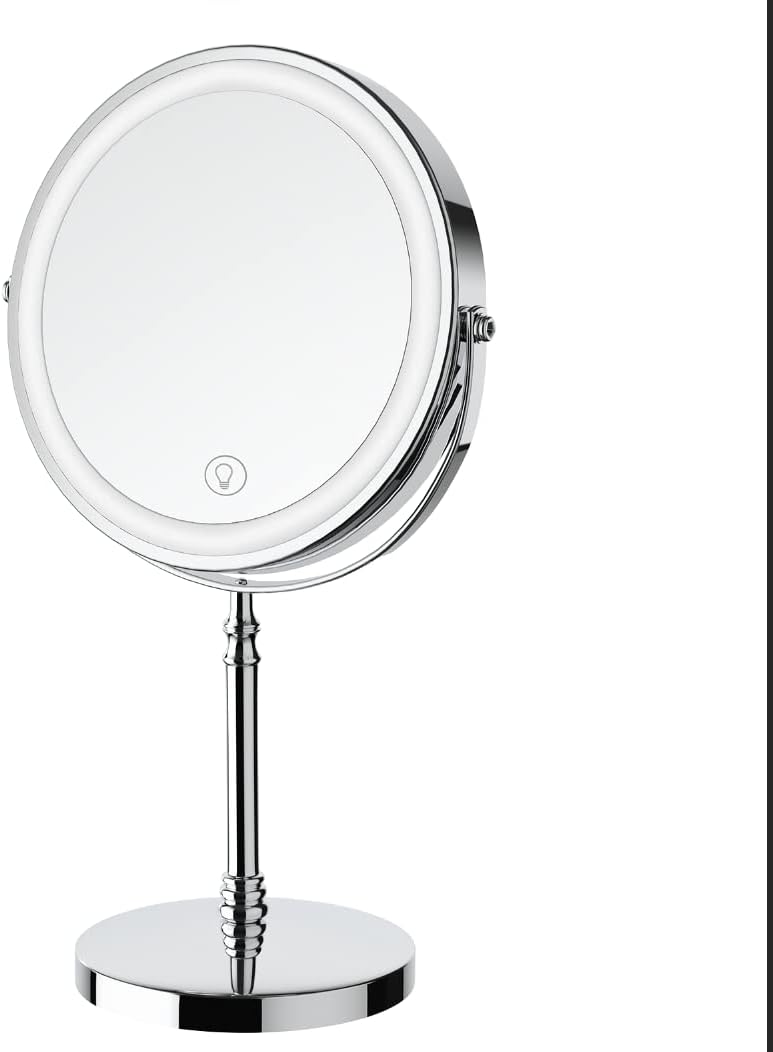 Lighted Makeup Mirror Charged