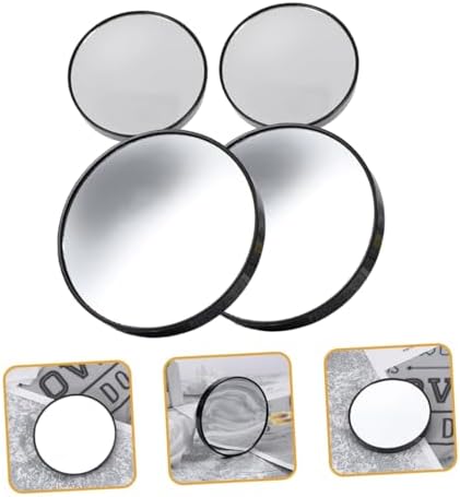 4-Piece Suction Cup Magnifying Mirror Set Portable
