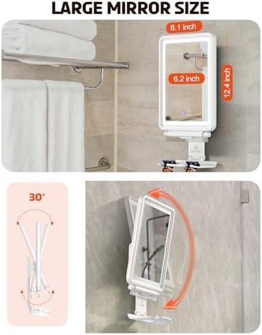Experience a Smooth Shave with the Widitn Heated Shower Mirror