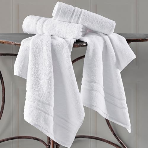 Luxury Turkish Cotton Hand Towels Extra Soft Hawmam Linen White Bath Set