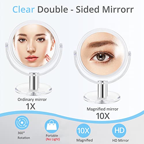 Fabuday Double Sided Makeup Mirror 1x 10x
