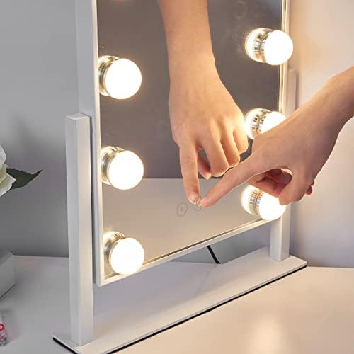 Elegant Vanity Mirror with 3 Colors Lighting
