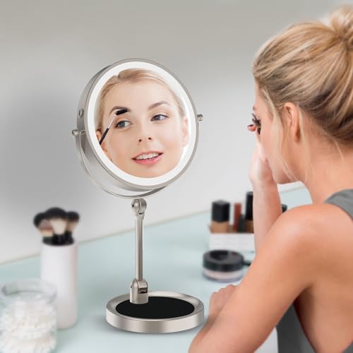 9 High-Quality Makeup Mirror with 1X10X Magnification