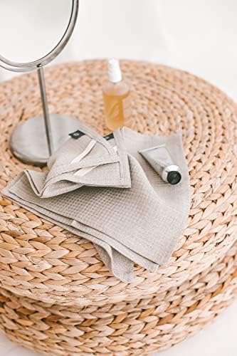 Flax Linen Face Washcloths