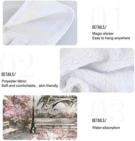 Paris Eiffel Tower Spring Hand Towels - Kitchen Bathroom Essentials