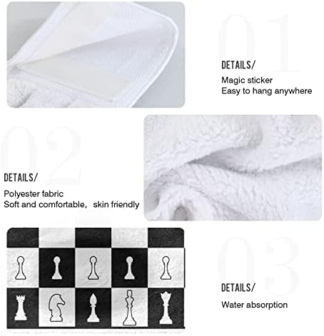 Chess Silhouettes Stay Dry Multi-Functional Kitchen Towels