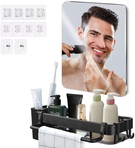 Fog-Free Acrylic Showers Shave Mirror Set