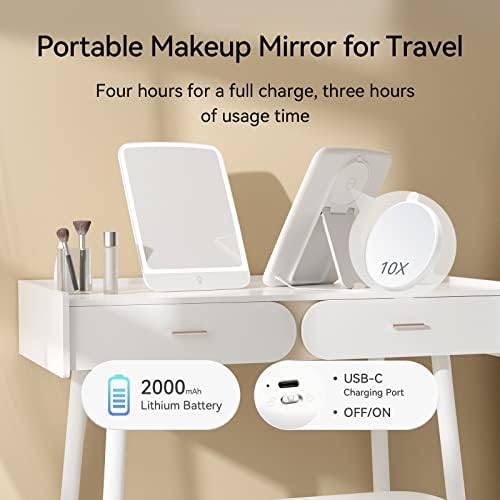 POPLIZZ 11 x 8 Portable Makeup Mirror