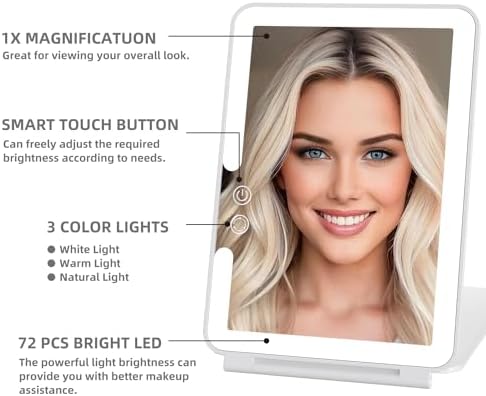 Durable Folding Travel Makeup Mirror