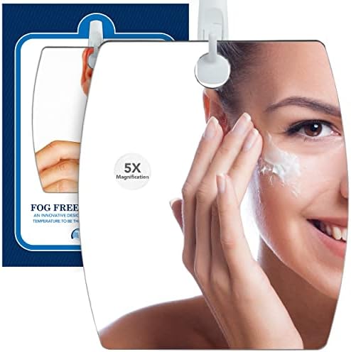 Fog-Free Magnifying Mirror Curved Design Easy Shaving Experience Long-Lasting Design