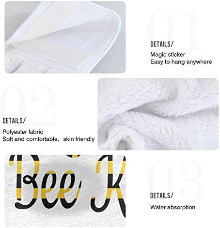 Bee Kind Kitchen Hanging Hand Towels 2 Pcs Set