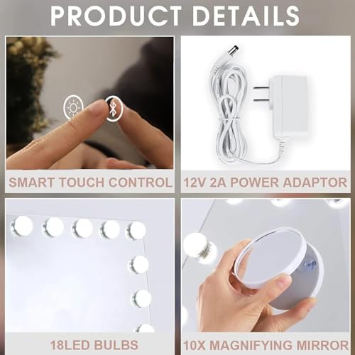 Fenchelin Vanity Mirror for Makeup