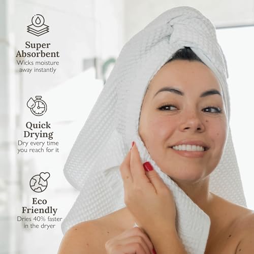 Gilden Tree Waffle Towels Quick-Dry Lint-Free Oversized