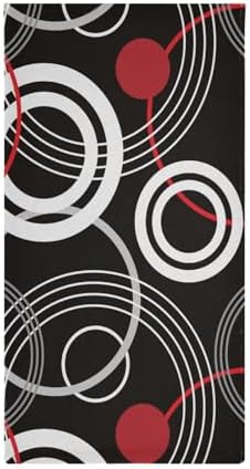 Geometric Retro Hand Towels Set