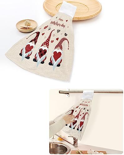 Valentines Day Kitchen Towels with Love Hearts
