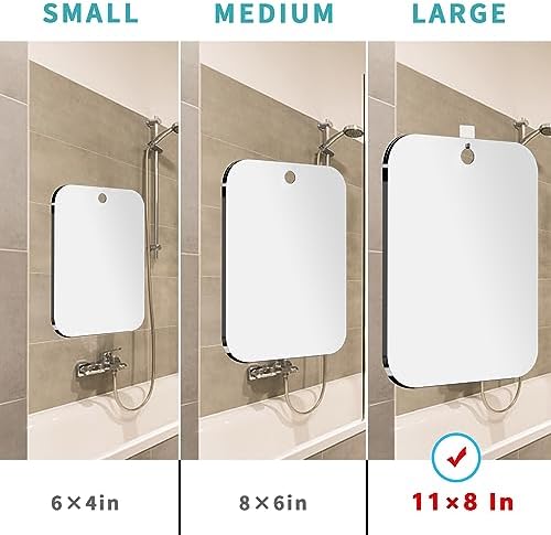 Shatterproof 11x8 Shower Mirror