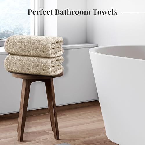 Lightweight 100 Cotton Towels Bath Set Perfect for Bathroom Use