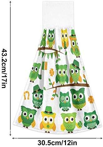 Owls Kitchen Hand Towels Set of 2