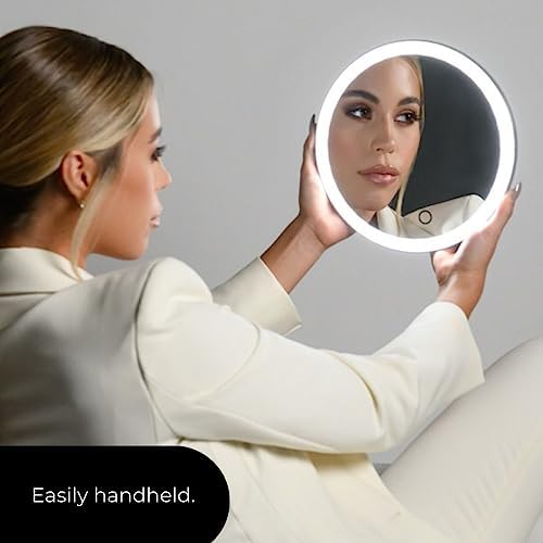 Cordless LED Makeup Mirror with Extension Arm