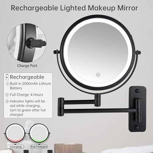 Wall-Mounted MakeUp Mirror Perfect for Your tame