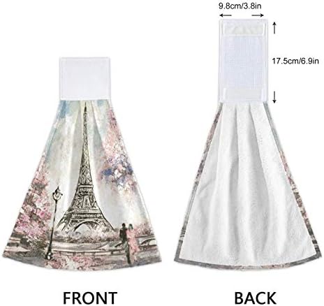 Paris Eiffel Tower Spring Hand Towels - Kitchen Bathroom Essentials