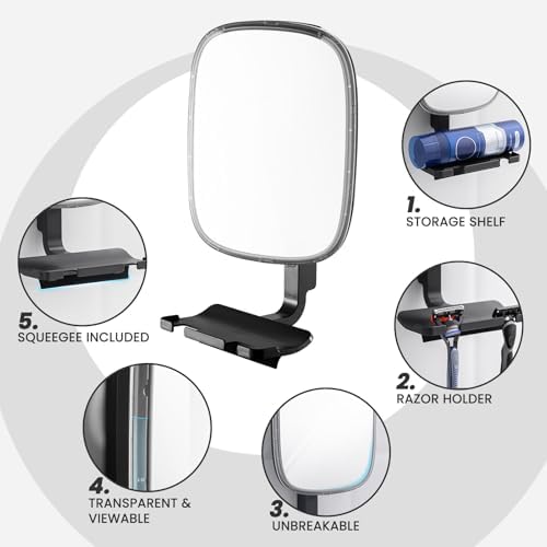 FOGLESS SHOWER MIRROR FOR men and women