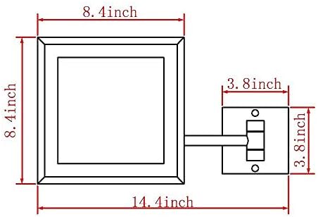 Wall-Mounted Vanity Mirror 85