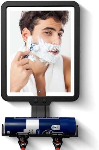 JJhxr Heated Fogless Shower Mirror for Shavers