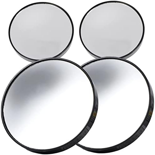 4-Piece Suction Cup Magnifying Mirror Set Portable