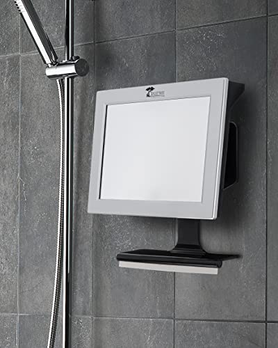 ToiletTree Products Anti-Fog Shower Mirror with Squeegee