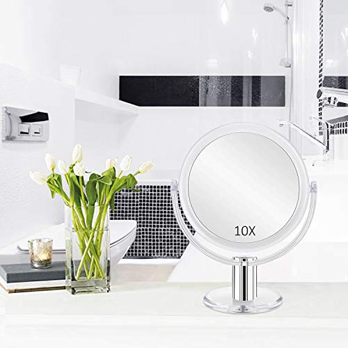 Fabuday Double Sided Makeup Mirror 1x 10x
