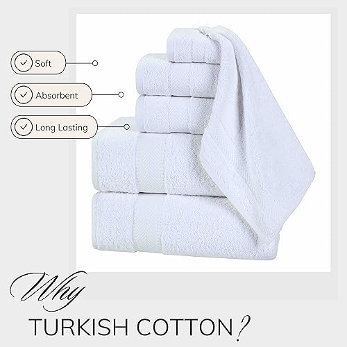 Luxury 100 Turkish Cotton Bath Towels Set for Home