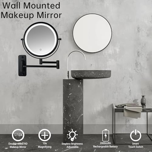 Wall-Mounted MakeUp Mirror Perfect for Your tame