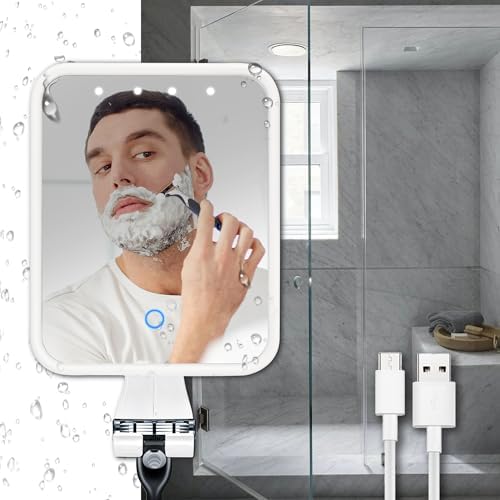 Professional Heated Anti-Fog Shower Mirror for Shaving Reusable Durable Efficient