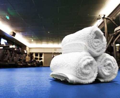 Cotton Washcloths White Set of 40 12 x 12