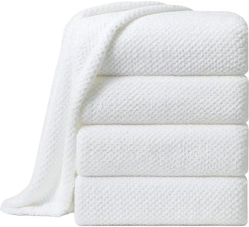 Luxurious Bath Towels for Adults SoftfbeelyBath Set for Wet Days