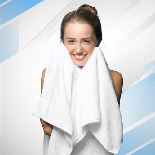 Infinitee Xclusives Luxury 100 Ring-Spun Cotton Bath Towels Set of 4