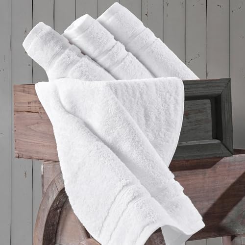 Luxury Turkish Cotton Hand Towels Extra Soft Hawmam Linen White Bath Set