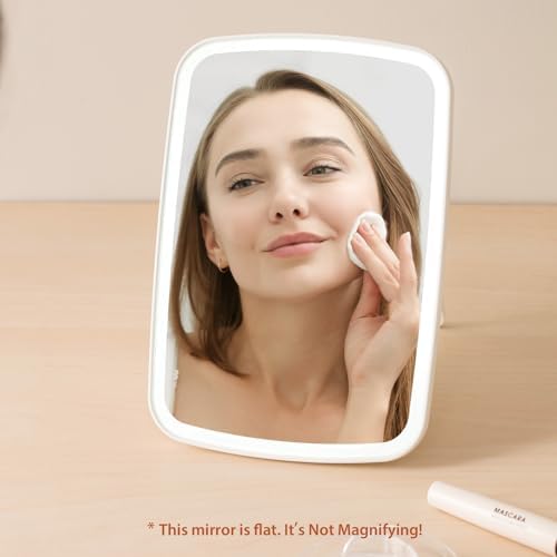 Rechargeable Makeup Mirror with Touch Dimmable Lights