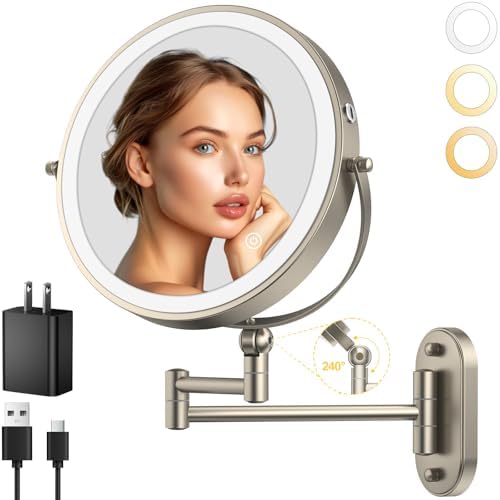 IMIKONA 9 Wall-Mounted Makeup Mirror